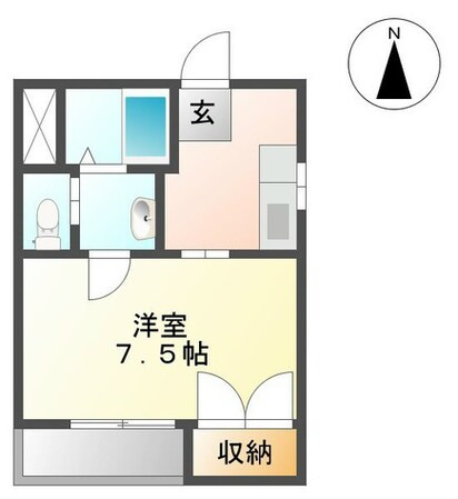 長町一丁目駅 徒歩3分 1階の物件間取画像